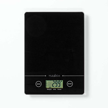 Balance de cuisine  Numérique  Plastique / Verre  Pile CR 2032  Noir