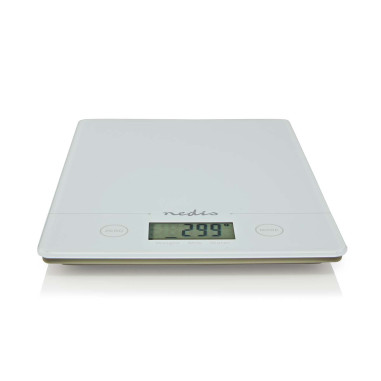 Balance de cuisine  Numérique  Plastique / Verre  Pile CR 2032  Blanc
