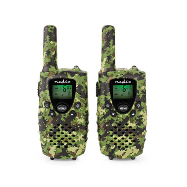 Set de Talkie-Walkie  2 combinés  Jusqu'à 8 km  Canaux de fréquence: 8