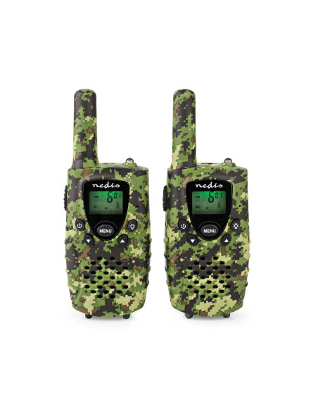 Set de Talkie-Walkie  2 combinés  Jusqu'à 8 km  Canaux de fréquence: 8