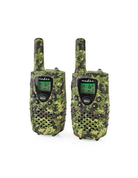 Set de Talkie-Walkie  2 combinés  Jusqu'à 8 km  Canaux de fréquence: 8