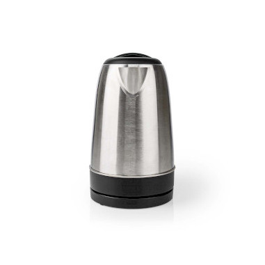 Pack NEDIS Bouilloire Electrique 1,7L Aluminium Inox 2200W+Grille-Pain 2 Fentes 1050W Gris Acier Inoxydable