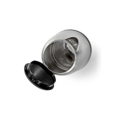Pack NEDIS Bouilloire Electrique 1,7L Aluminium Inox 2200W+Grille-Pain 2 Fentes 1050W Gris Acier Inoxydable