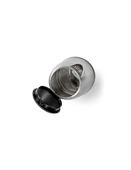 Pack NEDIS Bouilloire Electrique 1,7L Aluminium Inox 2200W+Grille-Pain 2 Fentes 1050W Gris Acier Inoxydable