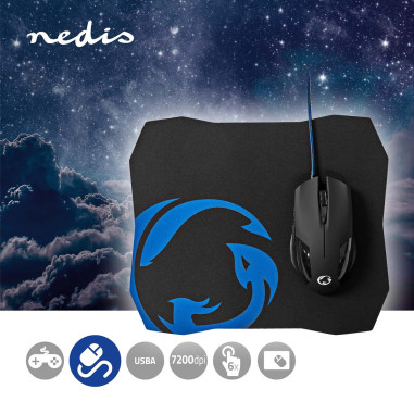 Set de souris et manette de jeu  Filaire  1200 / 2400 / 4800 / 7200 dp