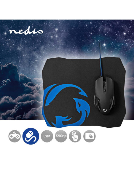 Set de souris et manette de jeu  Filaire  1200 / 2400 / 4800 / 7200 dp