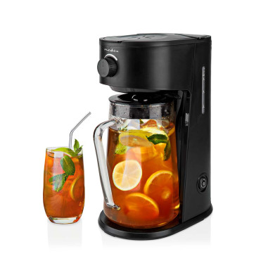 Machine à Café et à Thé Glacés  Filtre a café  2.5 l  6 Tasses  Noir