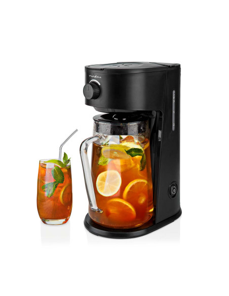 Machine à Café et à Thé Glacés  Filtre a café  2.5 l  6 Tasses  Noir