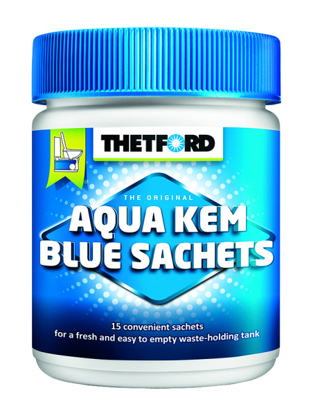 THETFORD Aqua-Kem Bleu x 15 Sachets Traitement des Matières