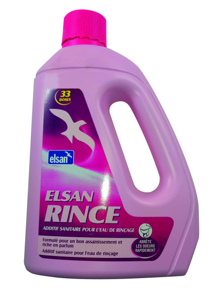 ELSAN Produit de Rinçage 2L Désinfectant Toilettes Chimiques Camping-Car