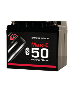 EZA Batterie Lithium MAX-E 50 AH Bluetooth Camping-Car Bateau