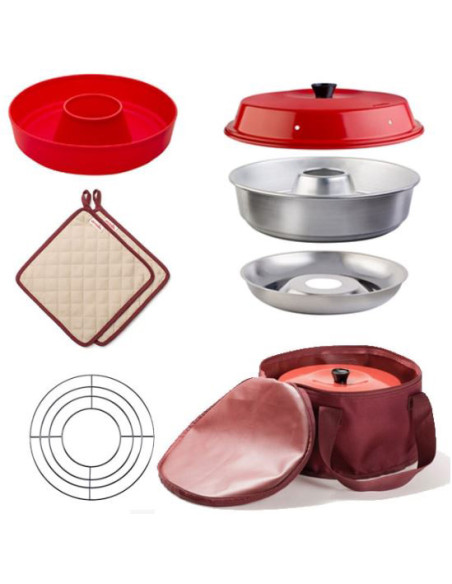 Pack OMNIA Four + Sac + 2 Maniques + Grille + Moule En Silicone Camping-Car Bateau Van