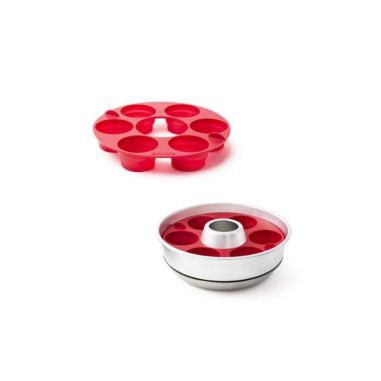 PACK OMNIA Four Nomade Compact Camping-Car Van Bateau + Moule à Muffins pour Four Omnia 6 Compartiments