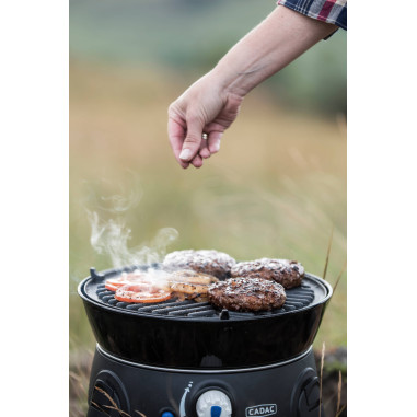 CADAC Barbecue à Gaz Portable Safari Chef 30 LP Revêtement Céramique Camping