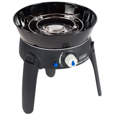 CADAC Barbecue à Gaz Portable Safari Chef 30 LP Revêtement Céramique Camping