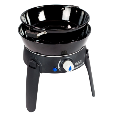 CADAC Barbecue à Gaz Portable Safari Chef 30 LP Revêtement Céramique Camping