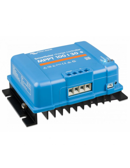 PACK VICTRON Panneau Solaire BlueSolar 215W Monocristallin Camping-Car + Régulateur de Charge + Kit de Pose + Solar Câble