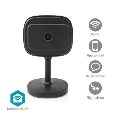 Caméra intérieure SmartLife  Wi-Fi  Full HD 1080p  microSD (non inclus