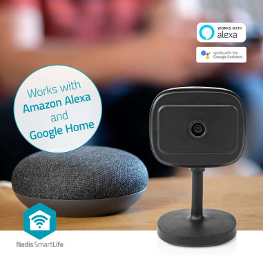 Caméra intérieure SmartLife  Wi-Fi  Full HD 1080p  microSD (non inclus