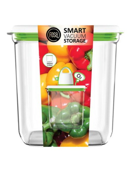 PACK FOSA Appareil sous vide + boite de conservation 2x600ml + 1x1350ml + 1x3450ml + 1x2850ml