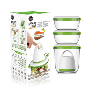 PACK FOSA Appareil sous vide + boite de conservation 2x600ml + 1x1350ml + 1x3450ml + 1x2850ml