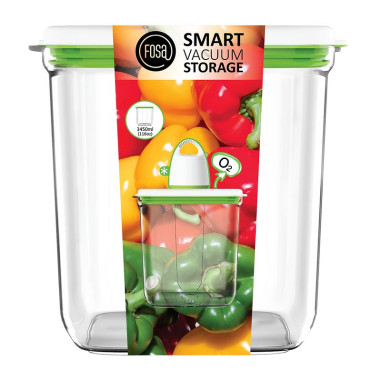 PACK FOSA Appareil sous vide + boite de conservation 2x600ml + 1x1350ml + 1x2300ml + 1x3450ml