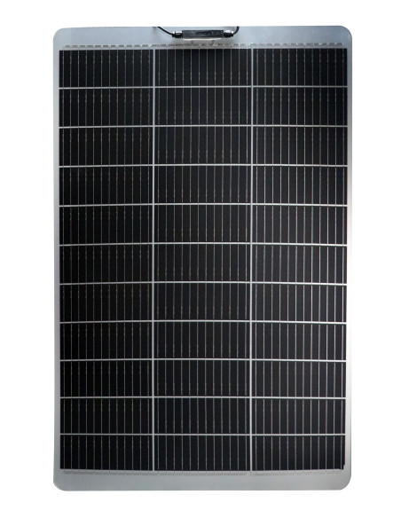 EZA Panneau Solaire 100W SEMI-FLEX Technologie PERC Camping-car