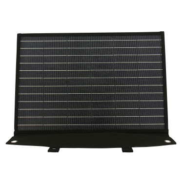 EZA Panneau Solaire Portable Pliable 60W Cellules Monocristallines Sorties USB