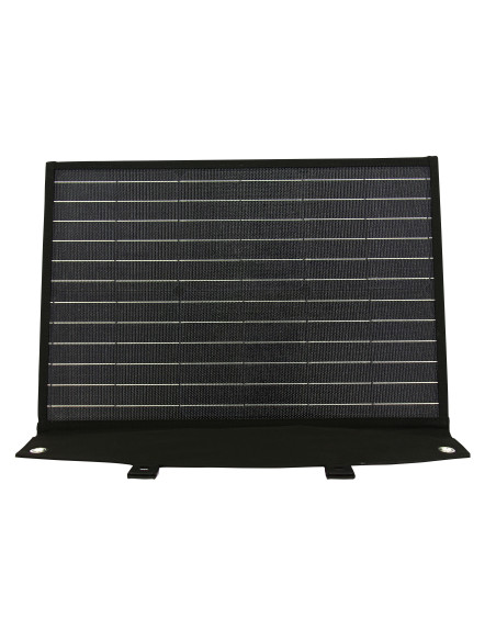 EZA Panneau Solaire Portable Pliable 60W Cellules Monocristallines Sorties USB