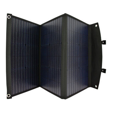 EZA Panneau Solaire Portable Pliable 60W Cellules Monocristallines Sorties USB