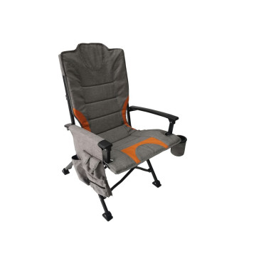 SOPLAIR Fauteuil de Camping Pliant Taïga Porte-gobelet Poches de Rangement Camping-car