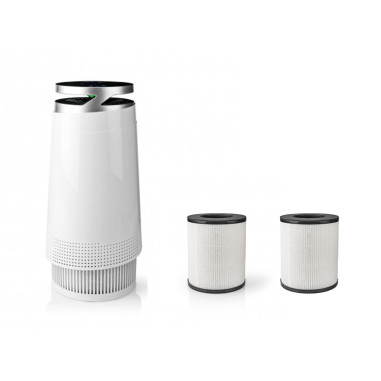 PACK NEDIS Purificateur D'air 20M2 35 W + 2 x Filtres à Air de Remplacement
