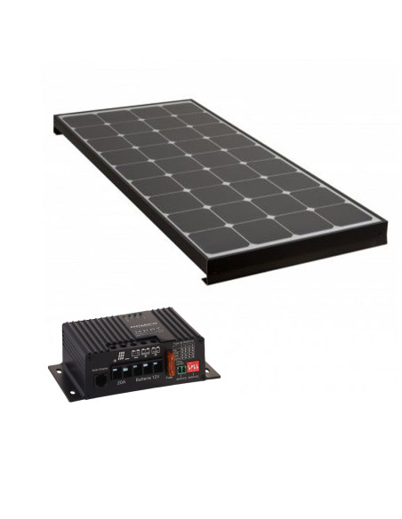 PACK ANTARION Panneau Solaire Black Booster 220W + Régulateur de charge Solaire