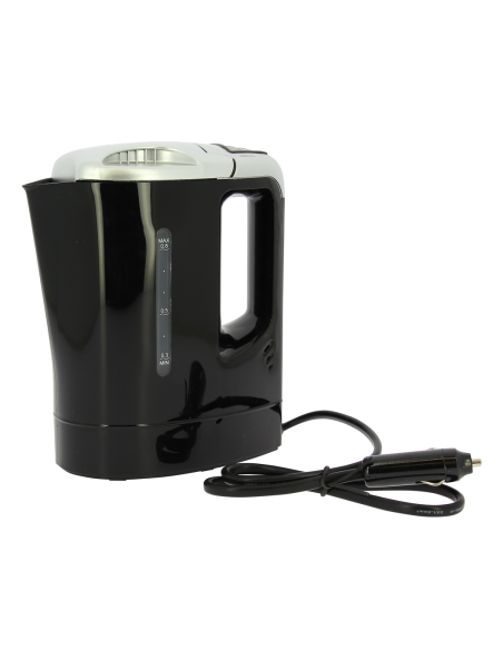 INCASA Bouilloire électrique 12 Volts Camping car Van Noir