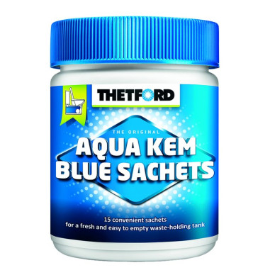 PACK THETFORD Toilette Portable 100% Autonome 12 Litres + 6x15 Sachets Traitement des Matières Camping-Car