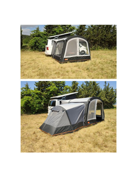 PACK SOPLAIR Auvent Indépendant Gonflable Tilia Air Ultra Compact + Annexe Basse Tilia Extension Mini-Van