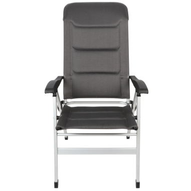 MIDLAND Fauteuil Confort Maxi tissu respirant Mesh 3D réglable 7 positions Gris