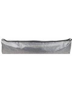 MIDLAND Fauteuil Butterfly Toile Amovible Structure Pliante Sac de Rangement Gris 2