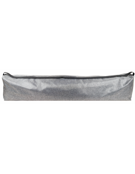 MIDLAND Fauteuil Butterfly Toile Amovible Structure Pliante Sac de Rangement Gris