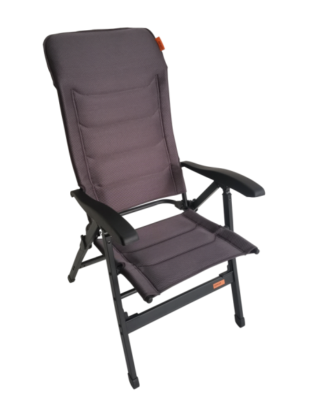 SOPLAIR Fauteuil Ultimo Tissu Mesh Respirant 7 positions Gris anthracite