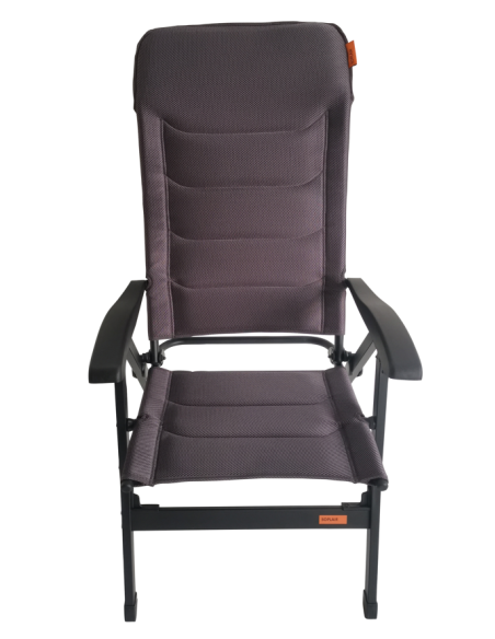 SOPLAIR Fauteuil Ultimo Tissu Mesh Respirant 7 positions Gris anthracite