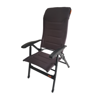 SOPLAIR Fauteuil Ultimo Tissu Mesh Respirant 7 positions Gris anthracite