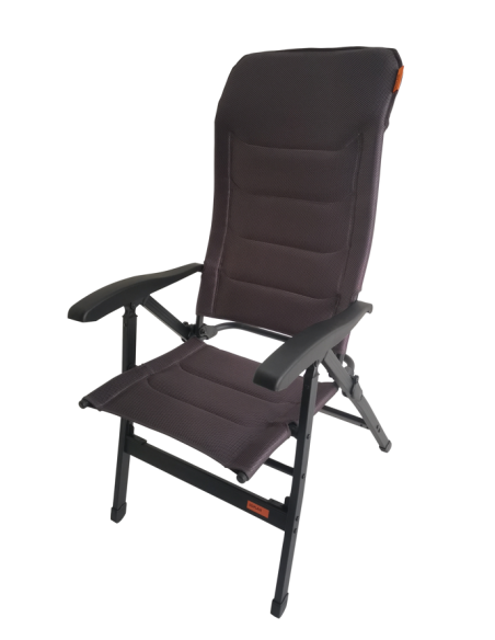 SOPLAIR Fauteuil Ultimo Tissu Mesh Respirant 7 positions Gris anthracite