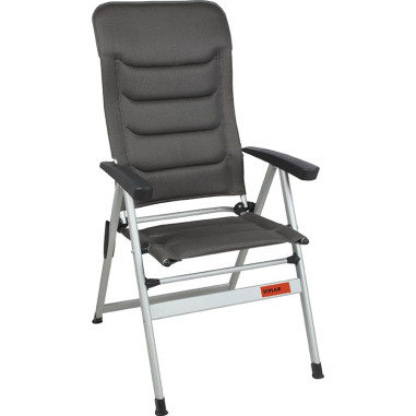 SOPLAIR Fauteuil Eden 5 positions toile 3D mesh Gris