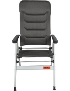 SOPLAIR Fauteuil Eden 5 positions toile 3D mesh Gris 2