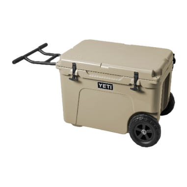 YETI GLACIERE TROLLEY sur roues Tundra Haul 50L soit 45 Canettes Robuste Marron