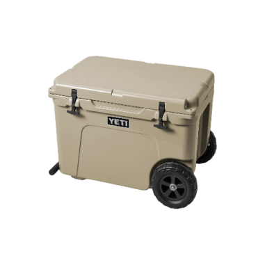 YETI GLACIERE TROLLEY sur roues Tundra Haul 50L soit 45 Canettes Robuste Marron