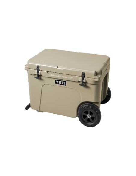 YETI GLACIERE TROLLEY sur roues Tundra Haul 50L soit 45 Canettes Robuste Marron