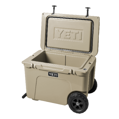 YETI GLACIERE TROLLEY sur roues Tundra Haul 50L soit 45 Canettes Robuste Marron