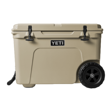 YETI GLACIERE TROLLEY sur roues Tundra Haul 50L soit 45 Canettes Robuste Marron